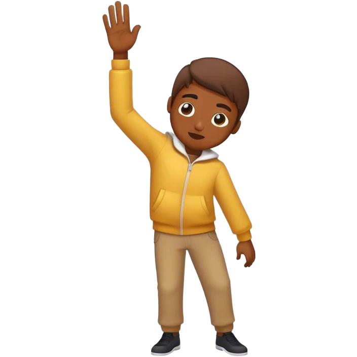 person dabing emoji