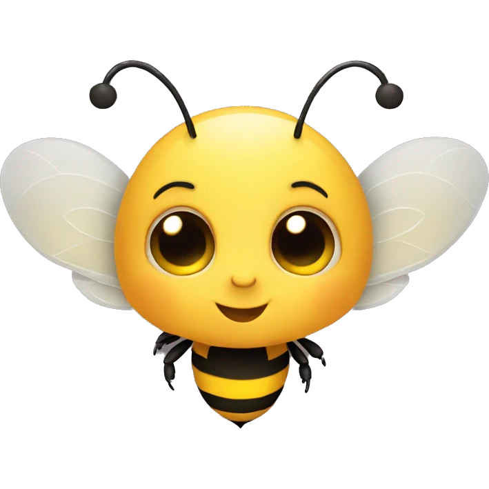 Cute bee emoji