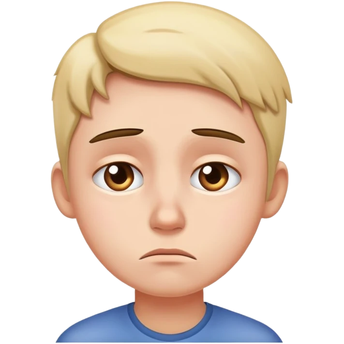 Üzgün ifade emoji