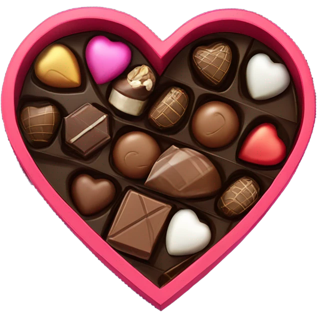 valentine’s day chocolate  emoji