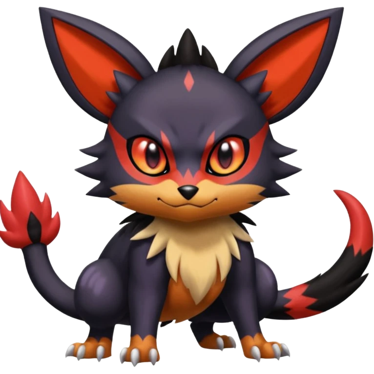 Noibat-Nargacuga-Litten-Torracat-fusion-Fakemon-Pokémon-creature  emoji