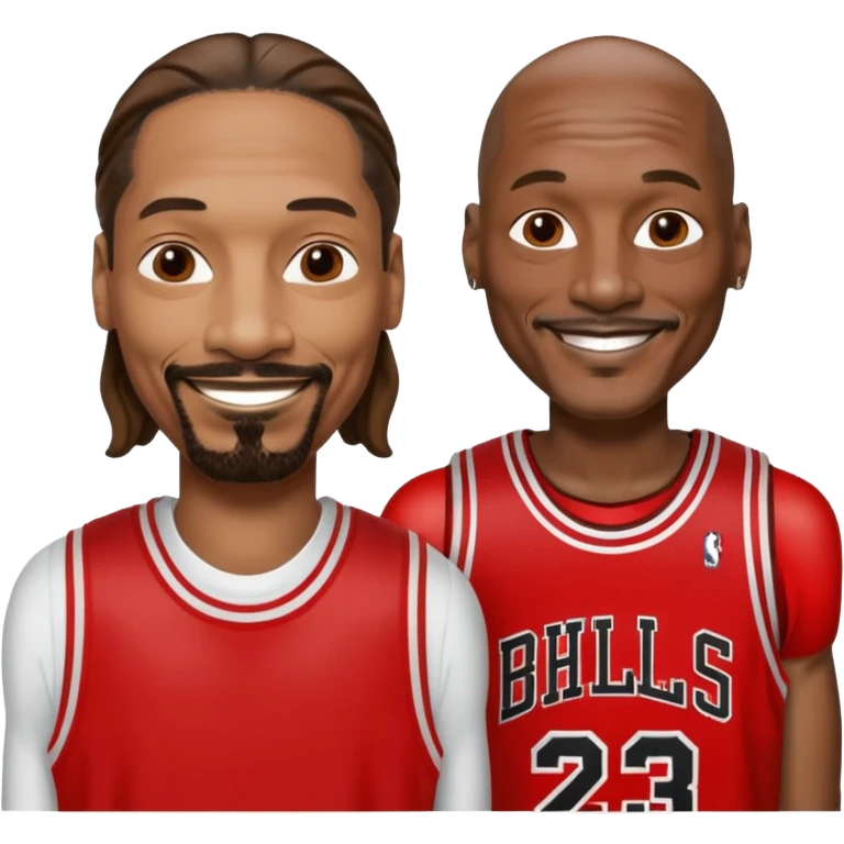 Snoop dogg with Michael Jordan emoji