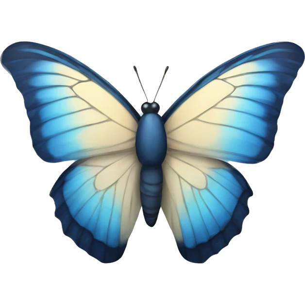Blue butterfly emoji