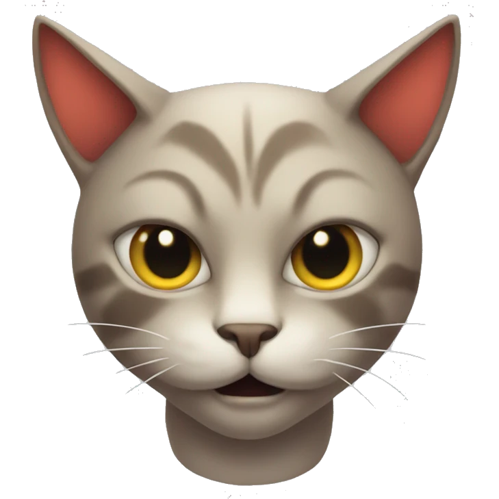 Cat with demon horns  emoji