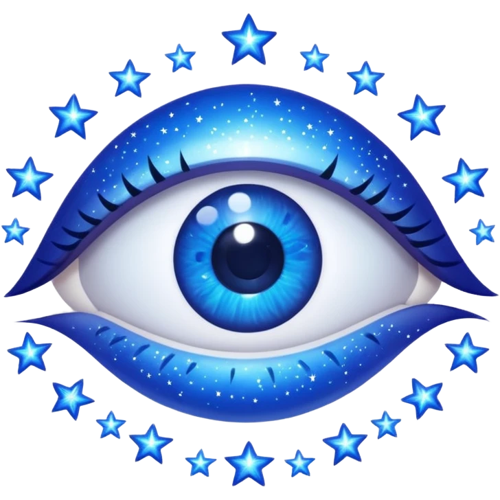 Eye with stars  emoji