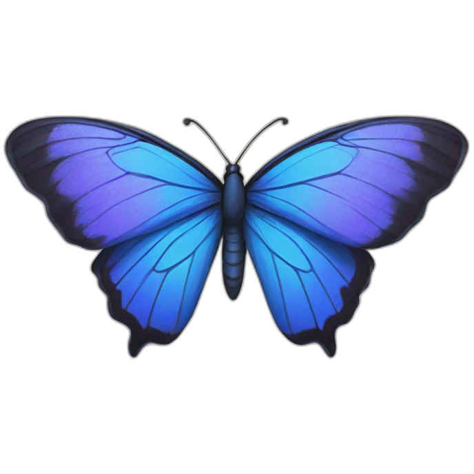 MARIPOSA AZUL emoji