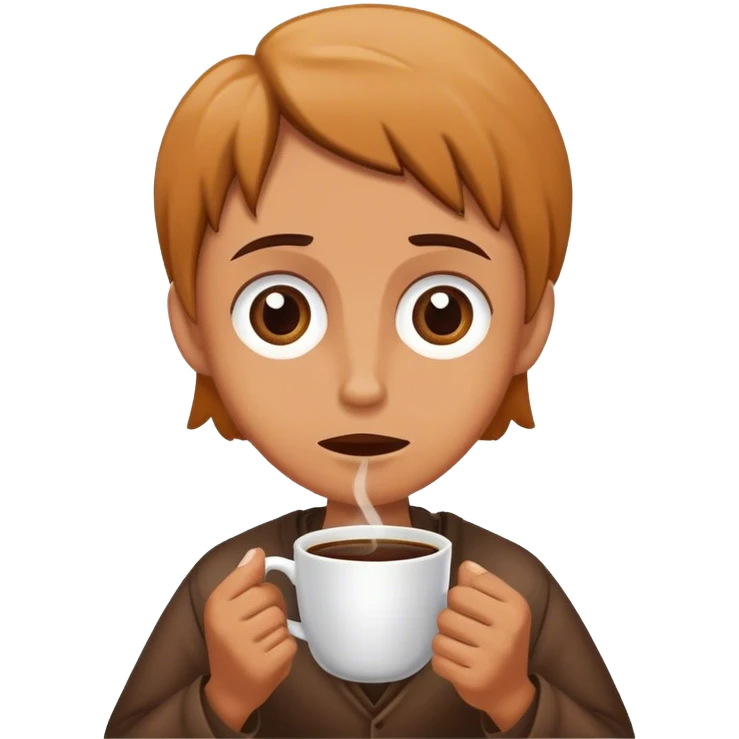 begging for coffee  emoji