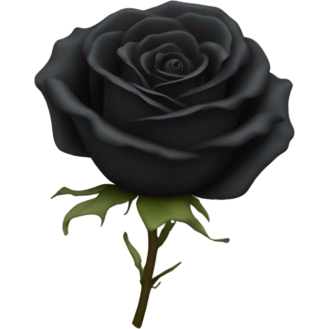 Black rose emoji