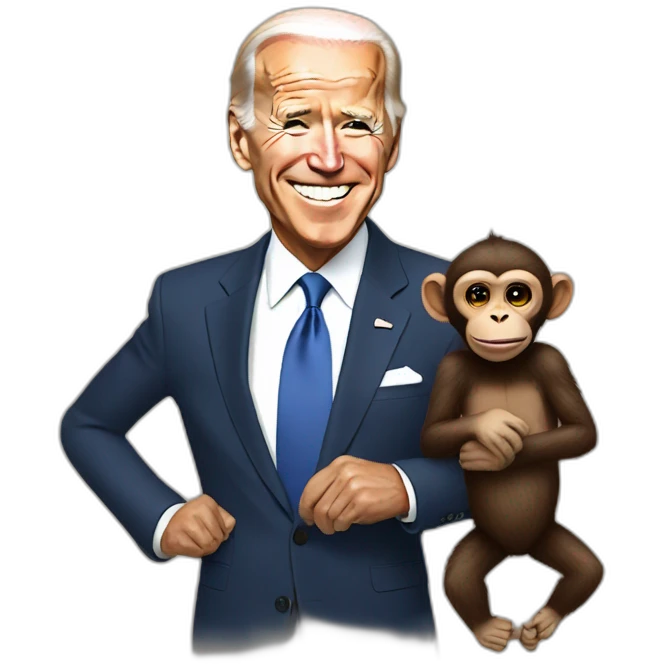 monkey x joe biden emoji