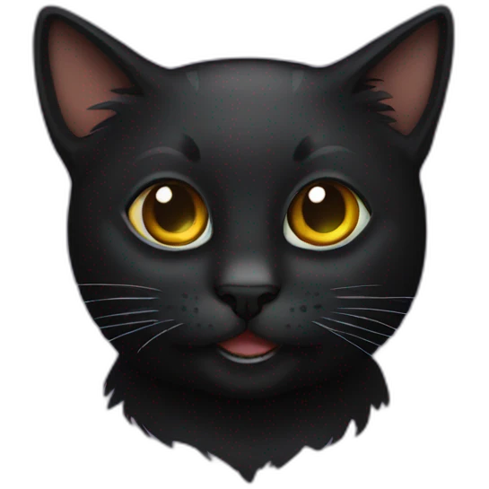 blac cat halloween emoji
