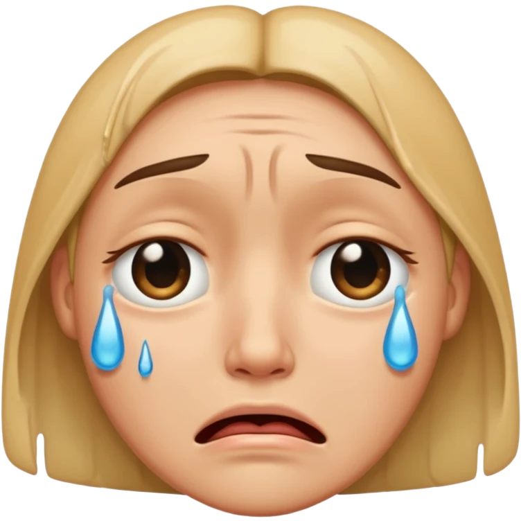 crying face emoji