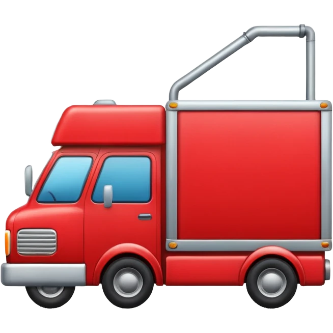 Moving truck or dolly
 emoji