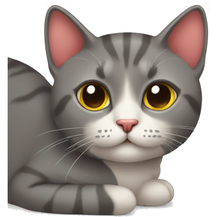 Gato con ojos de corazón  emoji