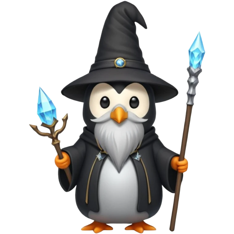 penguin wizard emoji