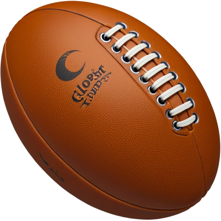 a gilbert rugby ball emoji