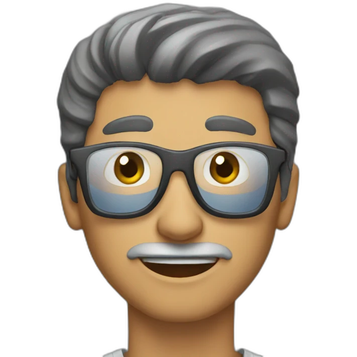A man who taking photo emoji