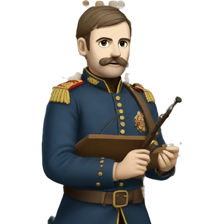 Crimean War soldier keeping abacus emoji
