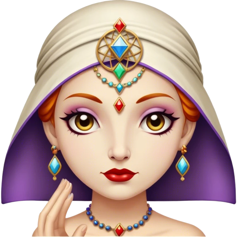 Vintage fortune teller emoji