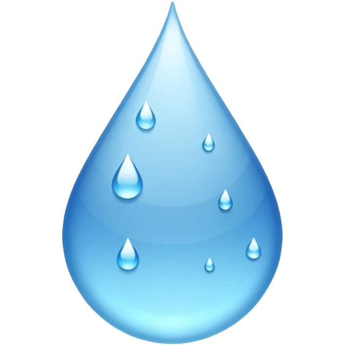 Cute water emoji