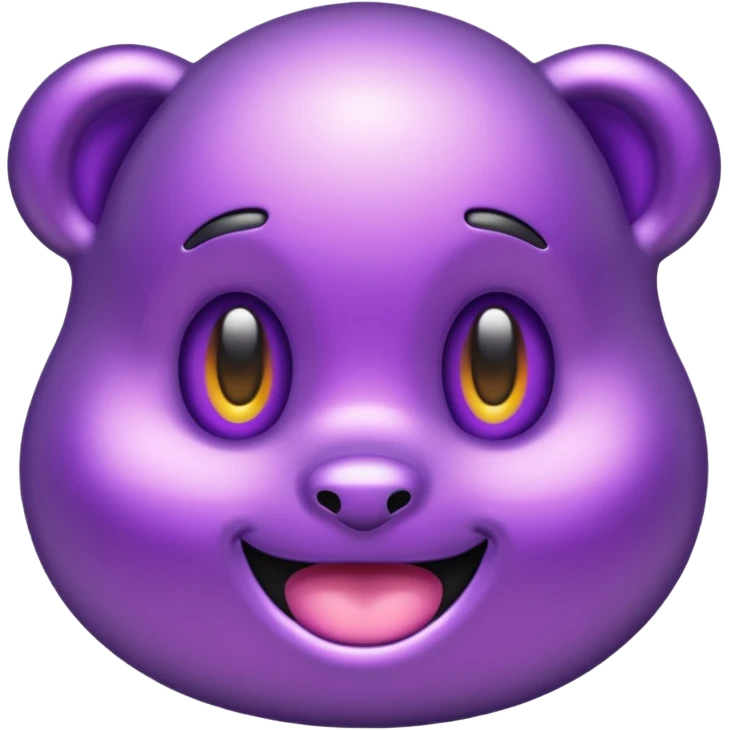 Banger in purple emoji