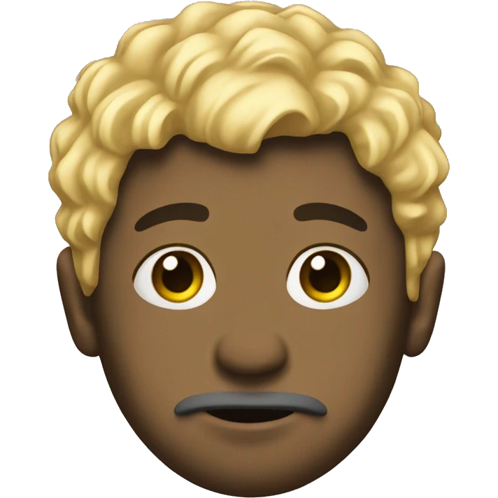 Somone with a blonde hair and he homeless emoji