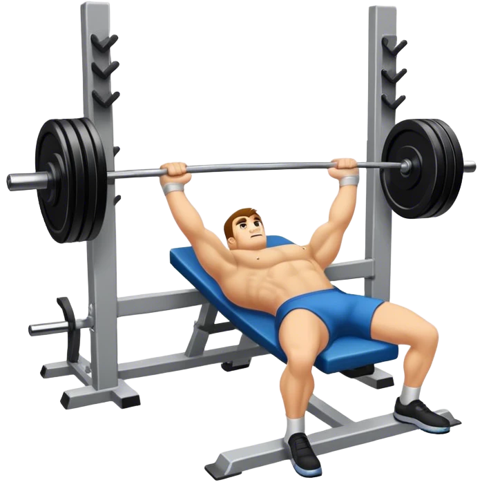 close-grip flat-benchpress emoji
