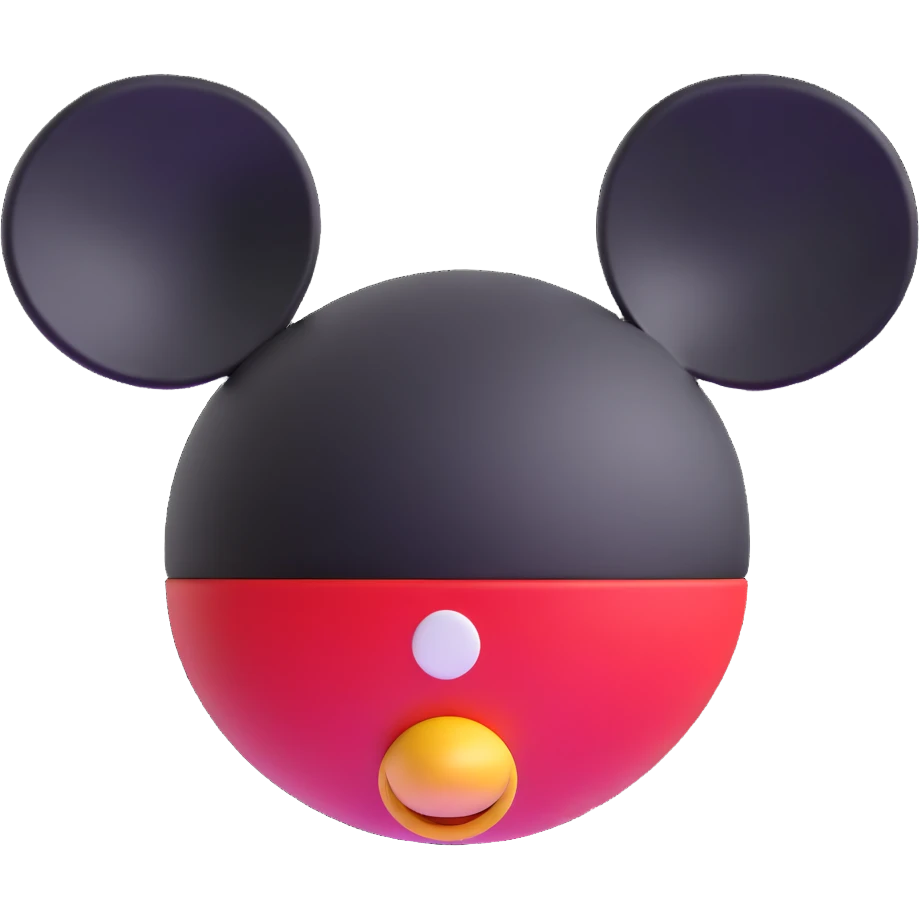 mickey mouse ears emoji