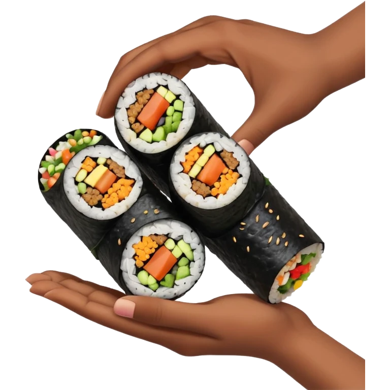vegan kimbap emoji