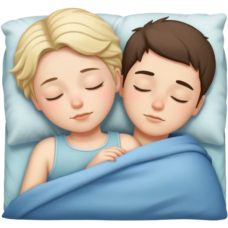 Boy sleeping with girl emoji