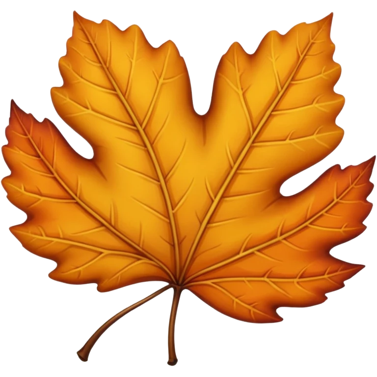 create single dryleaf emojis with different moods emoji