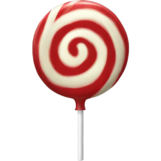 Christmas lollipop emoji
