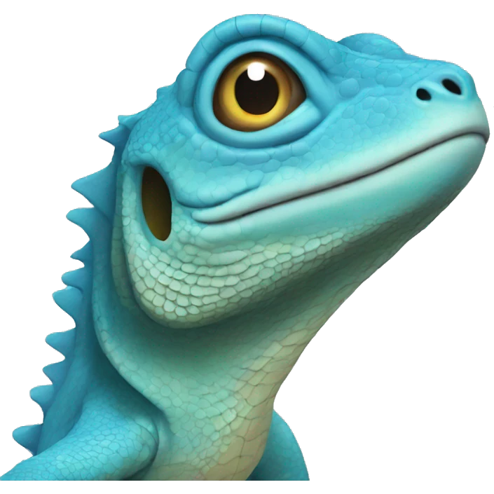 blue lizard emoji