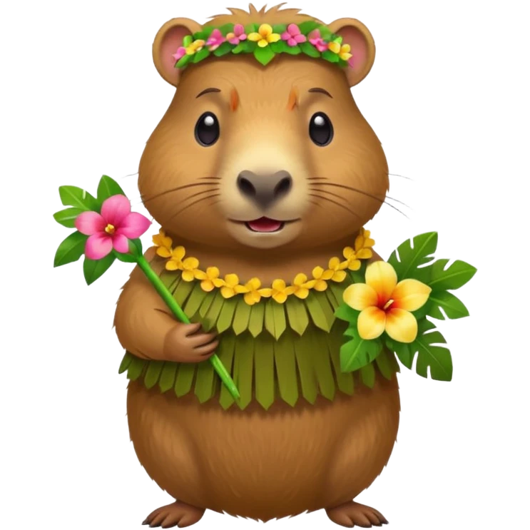 capybara hoola dress up emoji