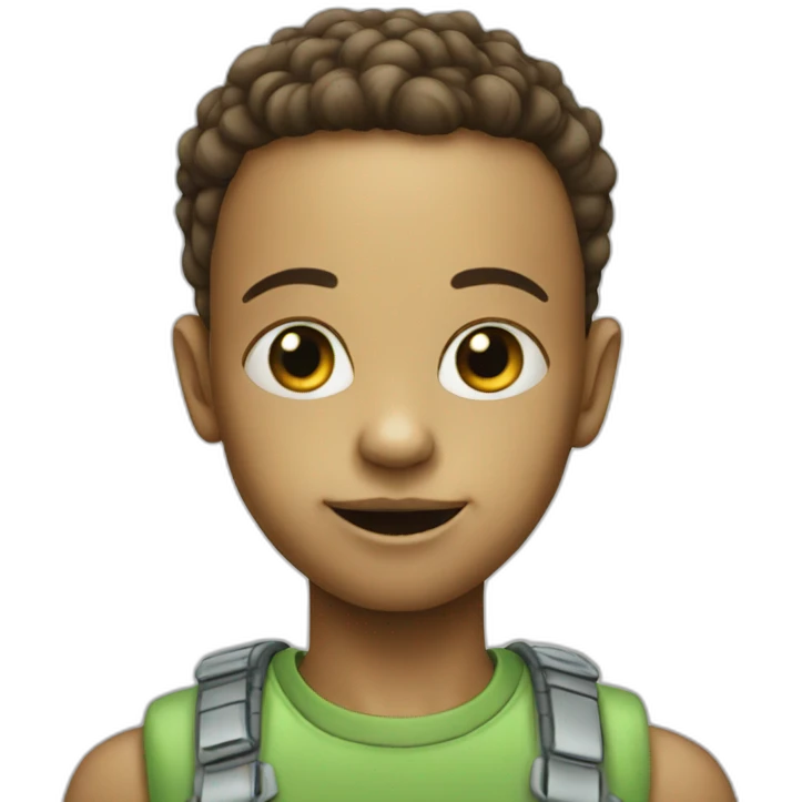 Alien kid emoji