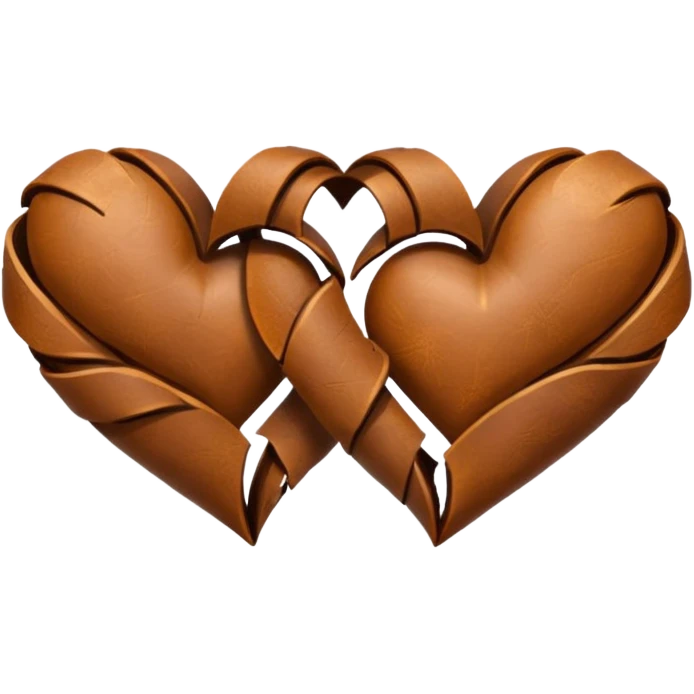 Two hearts going her worn way emoji