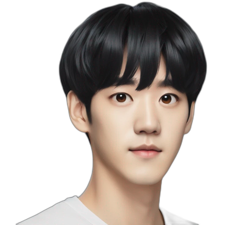 kpop-baekhyun-black-hair-bangs emoji