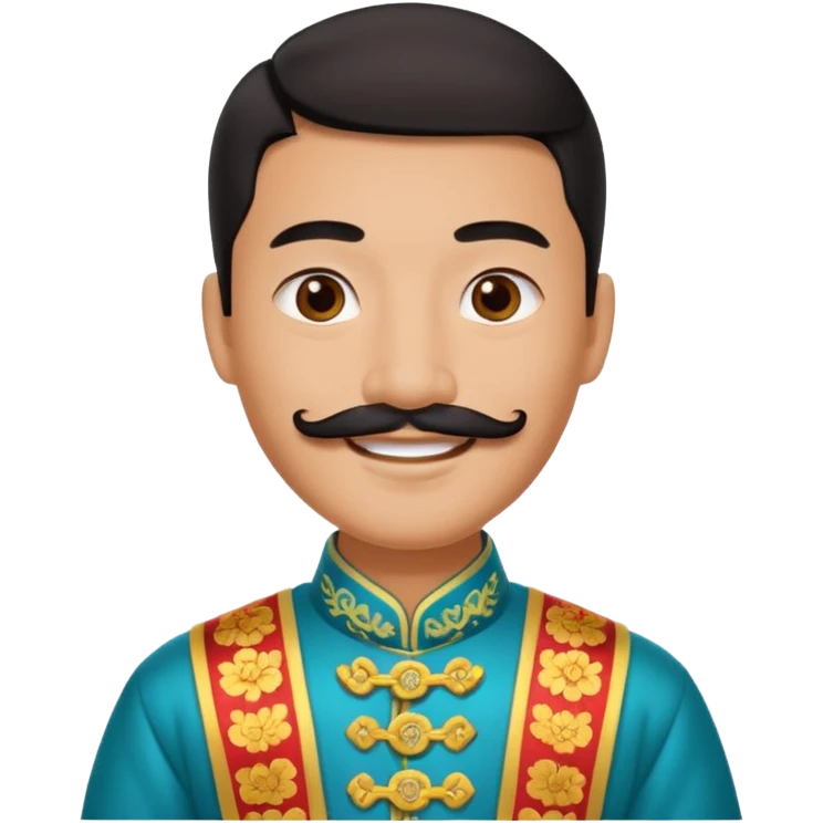 Chinese groom, traditional, culture of chinese, smiley on face. emoji
