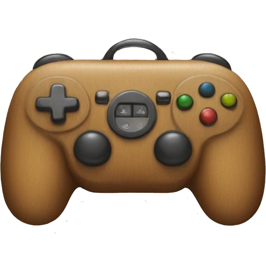 Make a bag emoji with a painted joystick emoji