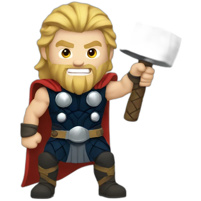 thor with hammer emoji