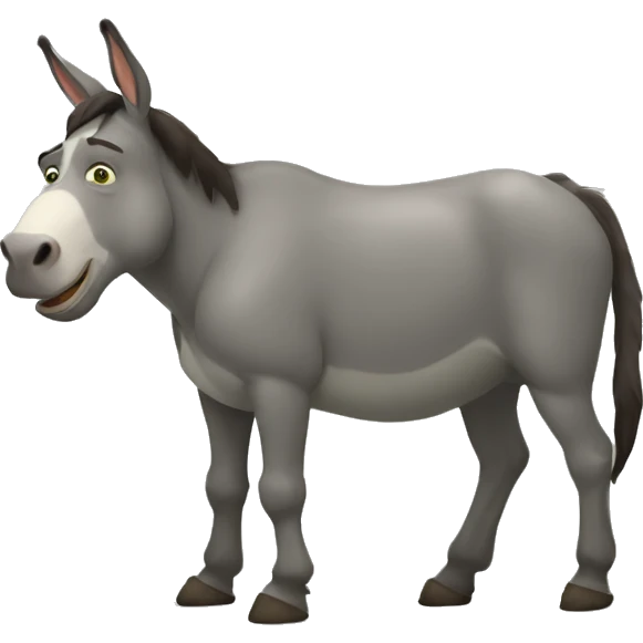 shrek sniffing donkey emoji