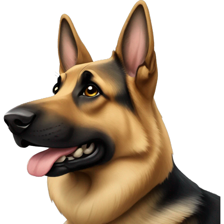 german shepherd emoji