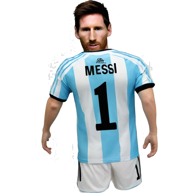 Messi un mate remera de argentina emoji