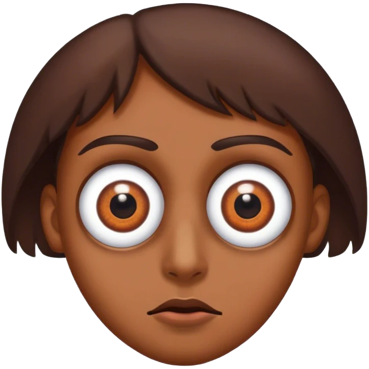 Eyeballs looking to the side emoji