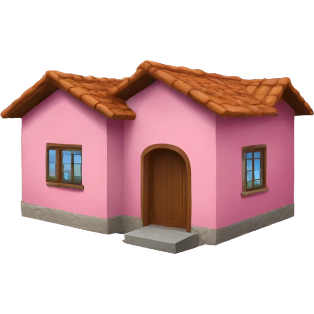 Casa rosa emoji