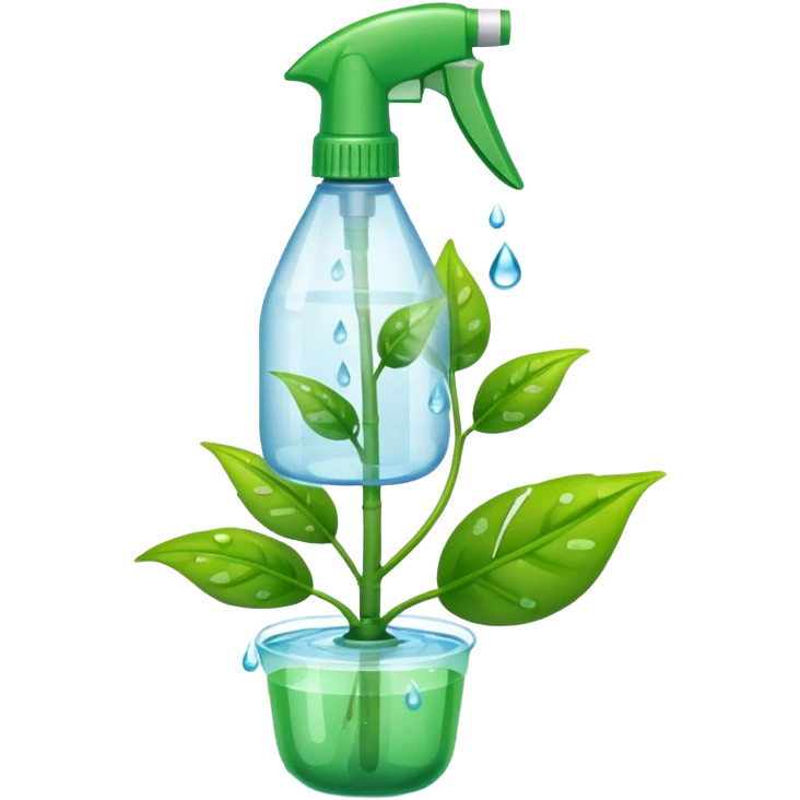 spray bottle, plant mister emoji