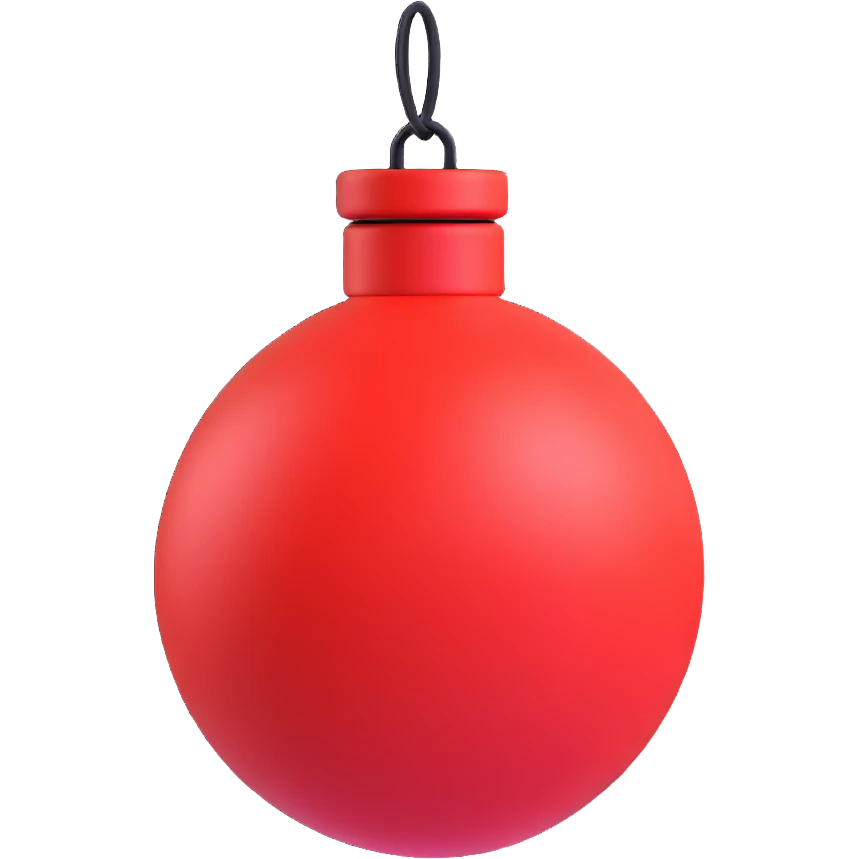 bright red bomb emoji