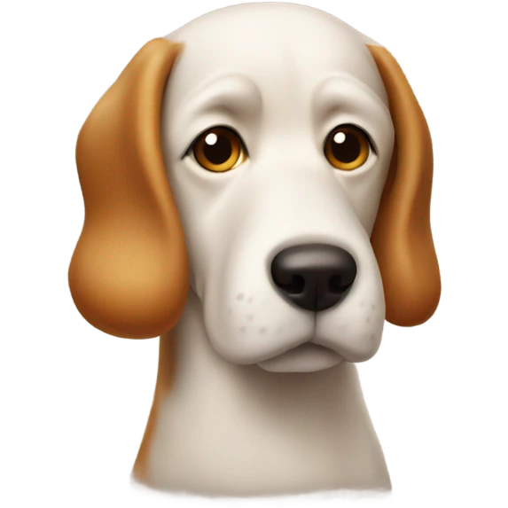 Chicken dog face emoji