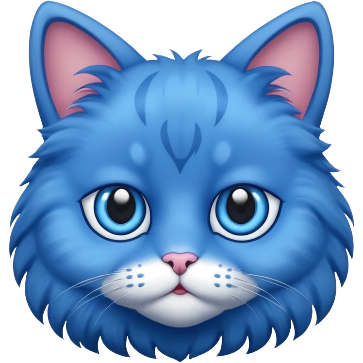 Blue cat emoji