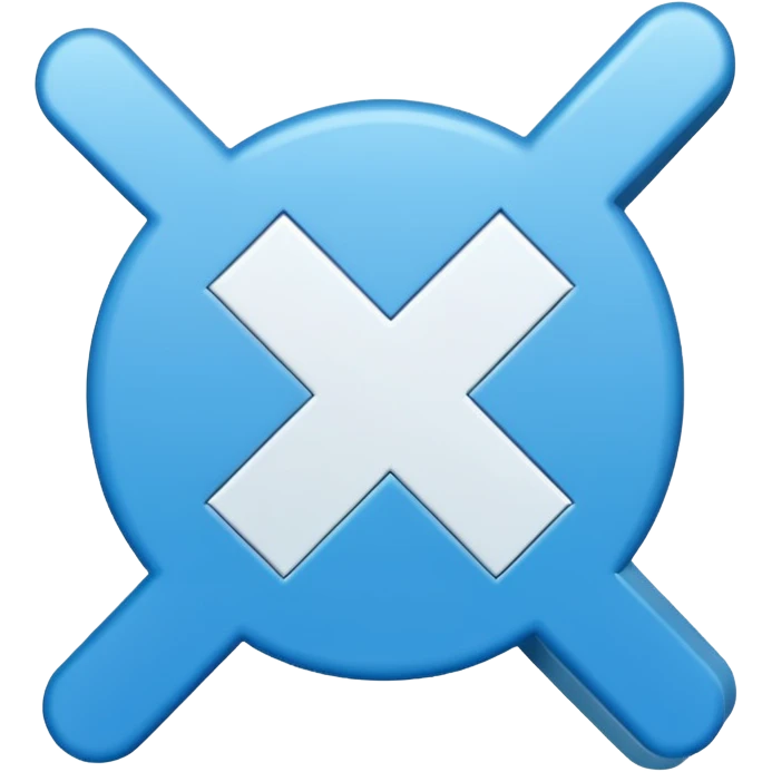 Crée moi sa ✅ mais pas en vert en bleu  emoji