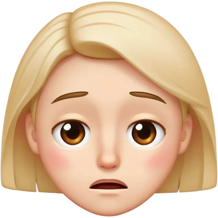 face showing embarrassment, blushing, awkward expression emoji